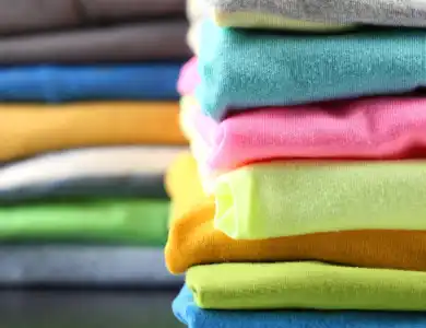 Stacks Of Folded Clothes