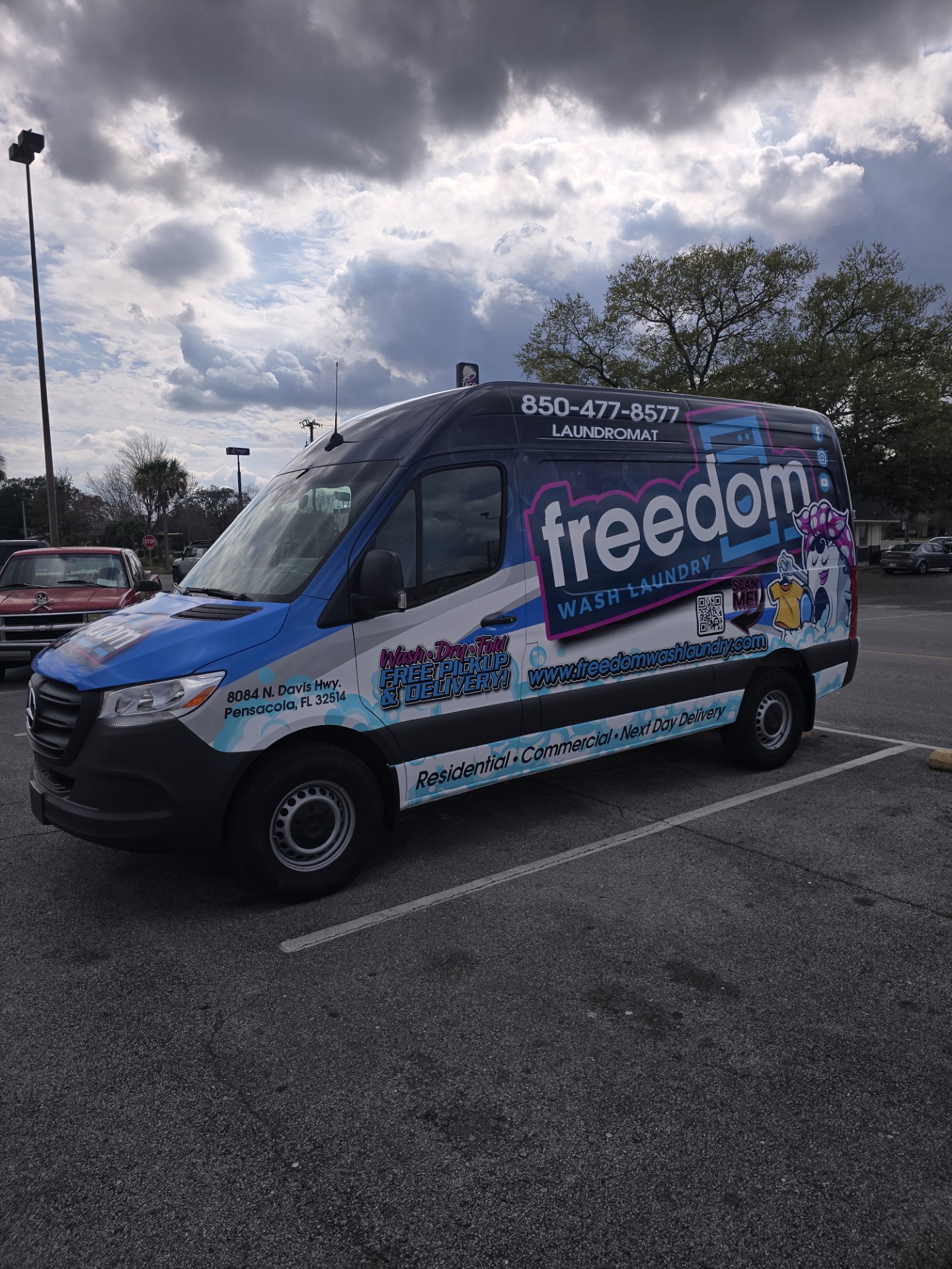 Freedom Wash Laundry Van